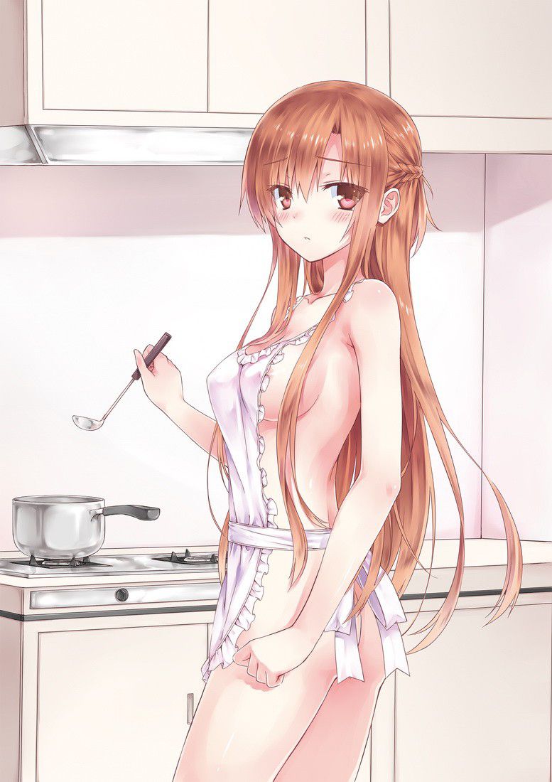 【Secondary】Erotic image of "naked apron" that I want young wife to have only for play even if cooking is useless 35