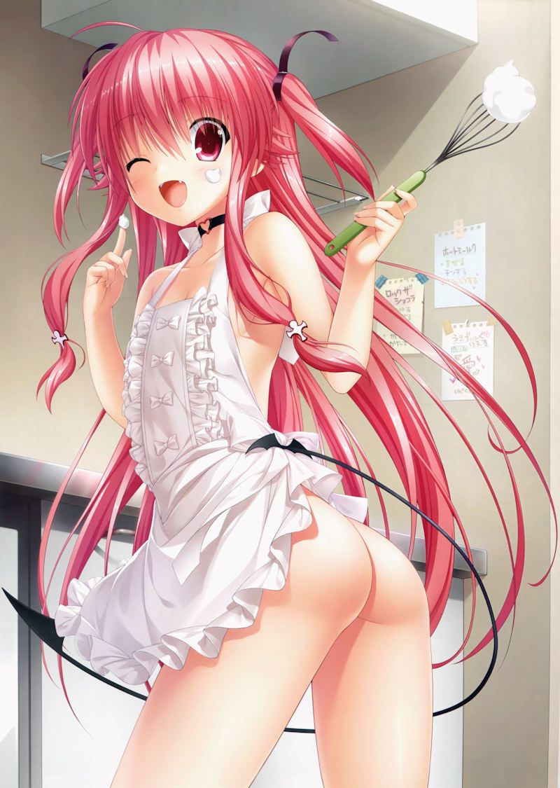 【Secondary】Erotic image of "naked apron" that I want young wife to have only for play even if cooking is useless 41