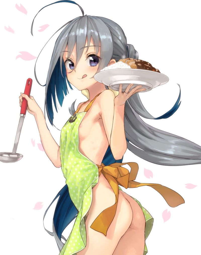 【Secondary】Erotic image of "naked apron" that I want young wife to have only for play even if cooking is useless 55