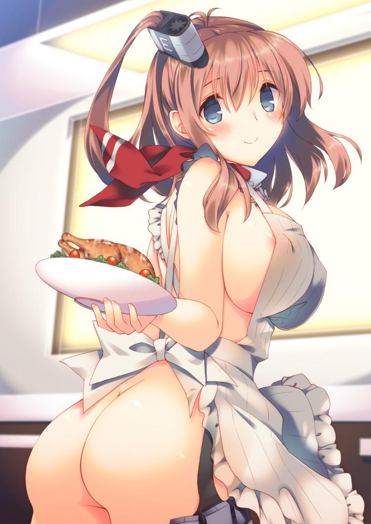 【Secondary】Erotic image of "naked apron" that I want young wife to have only for play even if cooking is useless 69