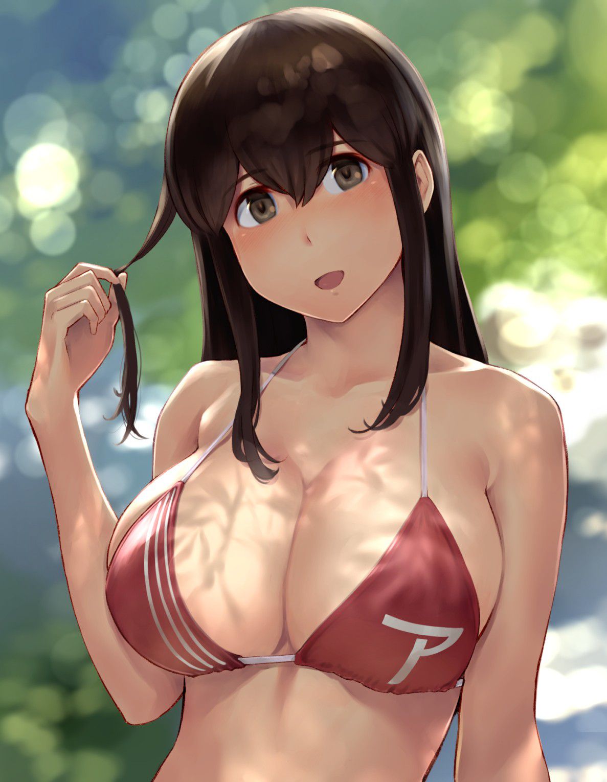 If you think about fleet collection, it's Akagi! Akagi-san's cute two-dimensional erotic image feature! 17