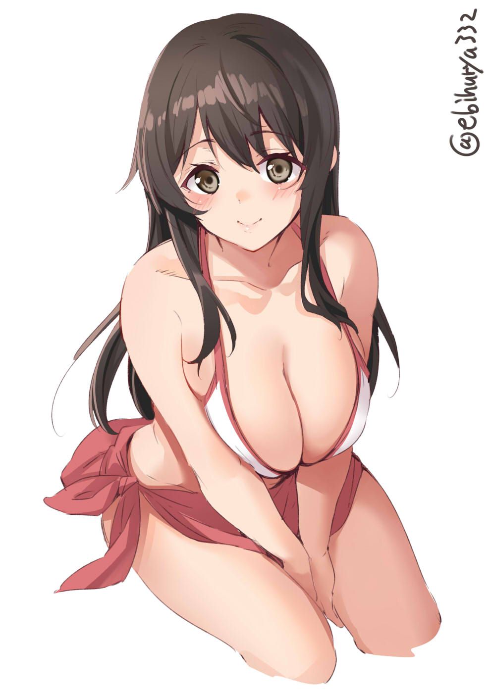 If you think about fleet collection, it's Akagi! Akagi-san's cute two-dimensional erotic image feature! 32