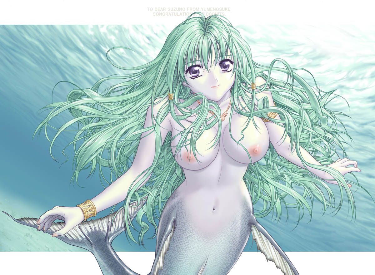 【Secondary】Erotic image of a beautiful girl Mermaid Princess on a fantasy that a small girl longs for 1