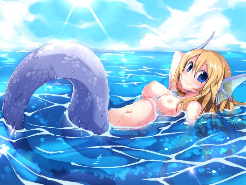 【Secondary】Erotic image of a beautiful girl Mermaid Princess on a fantasy that a small girl longs for 16