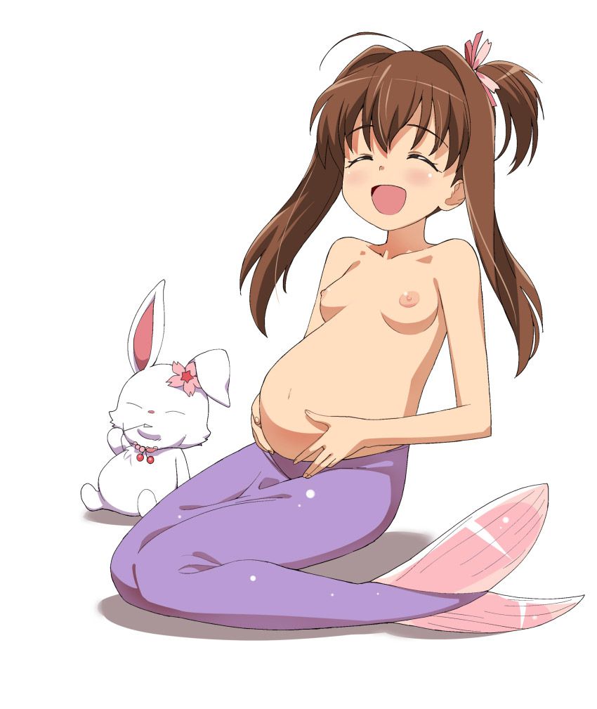 【Secondary】Erotic image of a beautiful girl Mermaid Princess on a fantasy that a small girl longs for 40