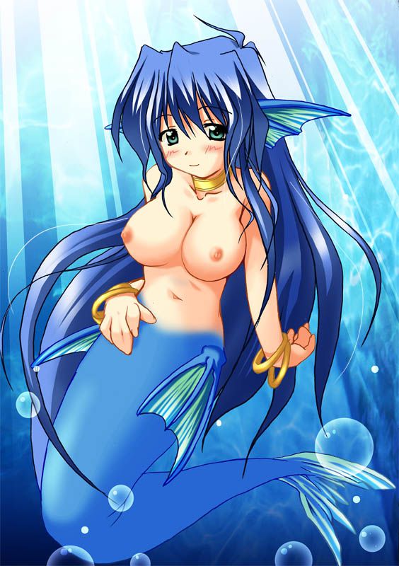 【Secondary】Erotic image of a beautiful girl Mermaid Princess on a fantasy that a small girl longs for 42