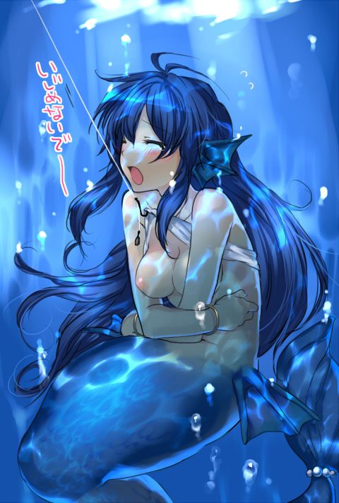 【Secondary】Erotic image of a beautiful girl Mermaid Princess on a fantasy that a small girl longs for 47