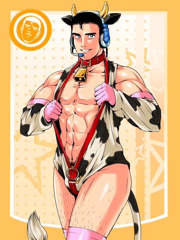 【Secondary】Erotic image of Holstein big girl with cow pattern underwear after this year's Chinese zodiac year 12