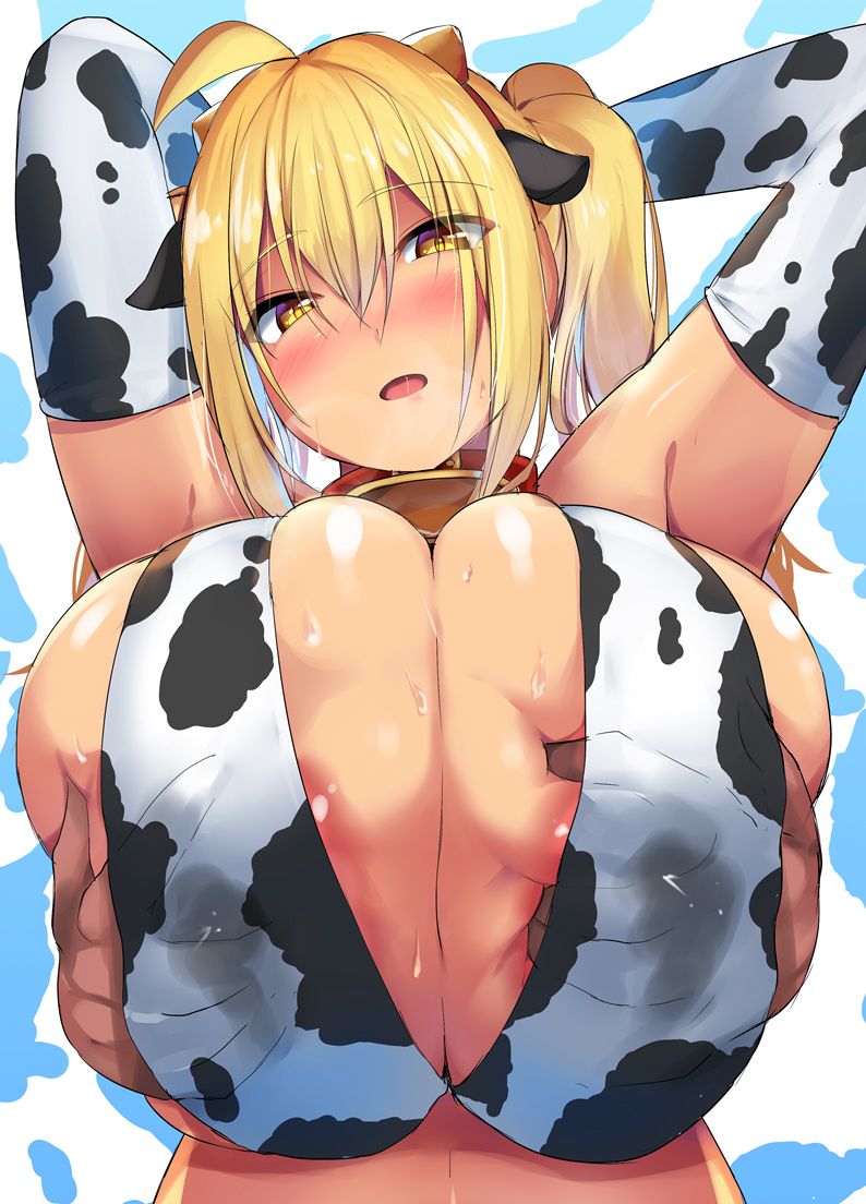 【Secondary】Erotic image of Holstein big girl with cow pattern underwear after this year's Chinese zodiac year 14