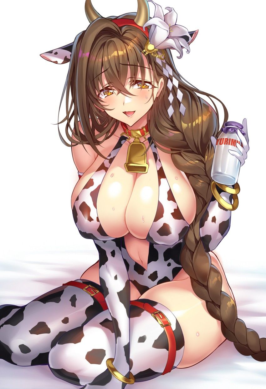 【Secondary】Erotic image of Holstein big girl with cow pattern underwear after this year's Chinese zodiac year 5