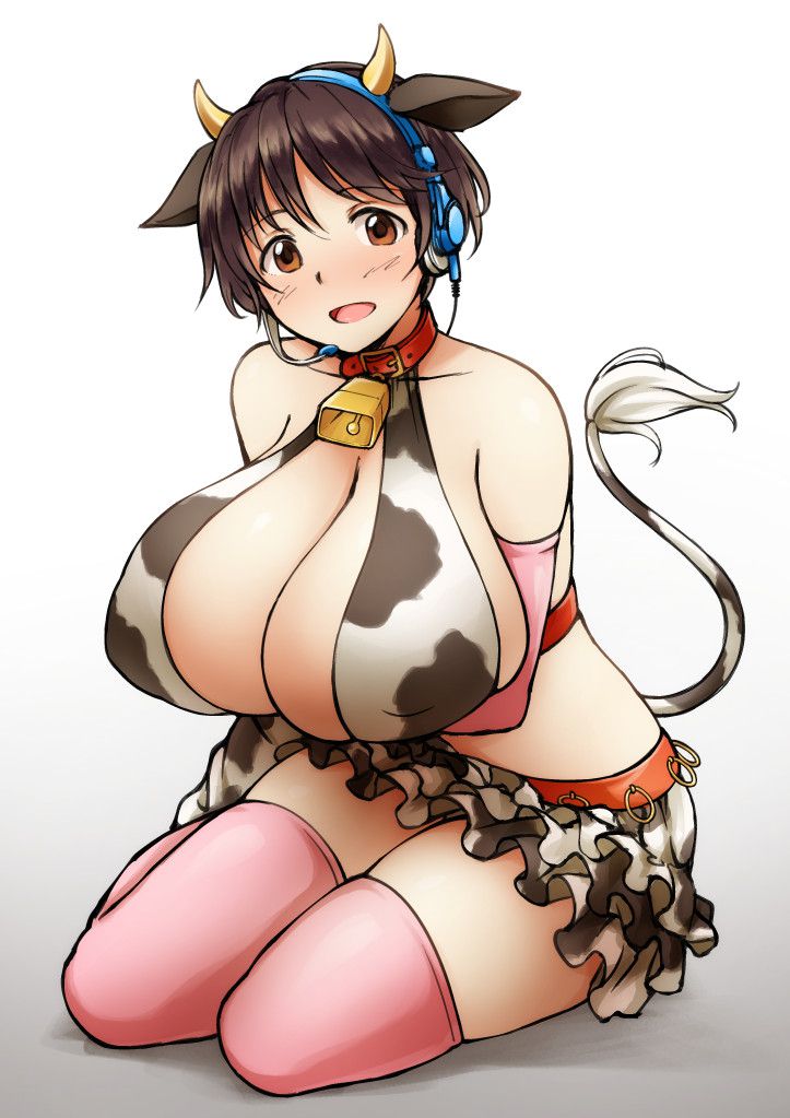 【Secondary】Erotic image of Holstein big girl with cow pattern underwear after this year's Chinese zodiac year 71
