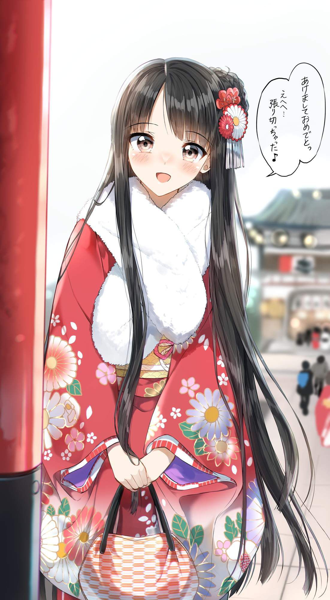 【Coming-of-Age Day】This year, you may not see much in the city? Beautiful girls in kimono who are quite ♪ 36
