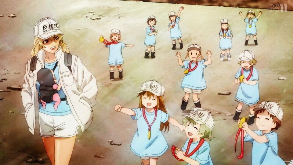 [New work] [working cells! ! ] Episode 2" 1 episode impression. After all Platelet-chan is the best! ! Cute!! 1