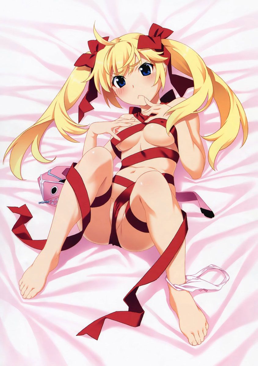 Erotic image 45 pieces that understand the charm of 2D blonde twin tail beautiful girl 2