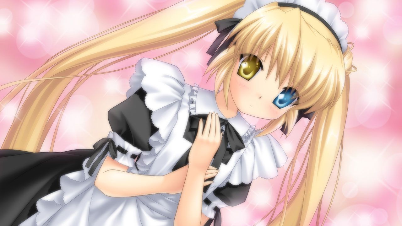 Erotic image 45 pieces that understand the charm of 2D blonde twin tail beautiful girl 41