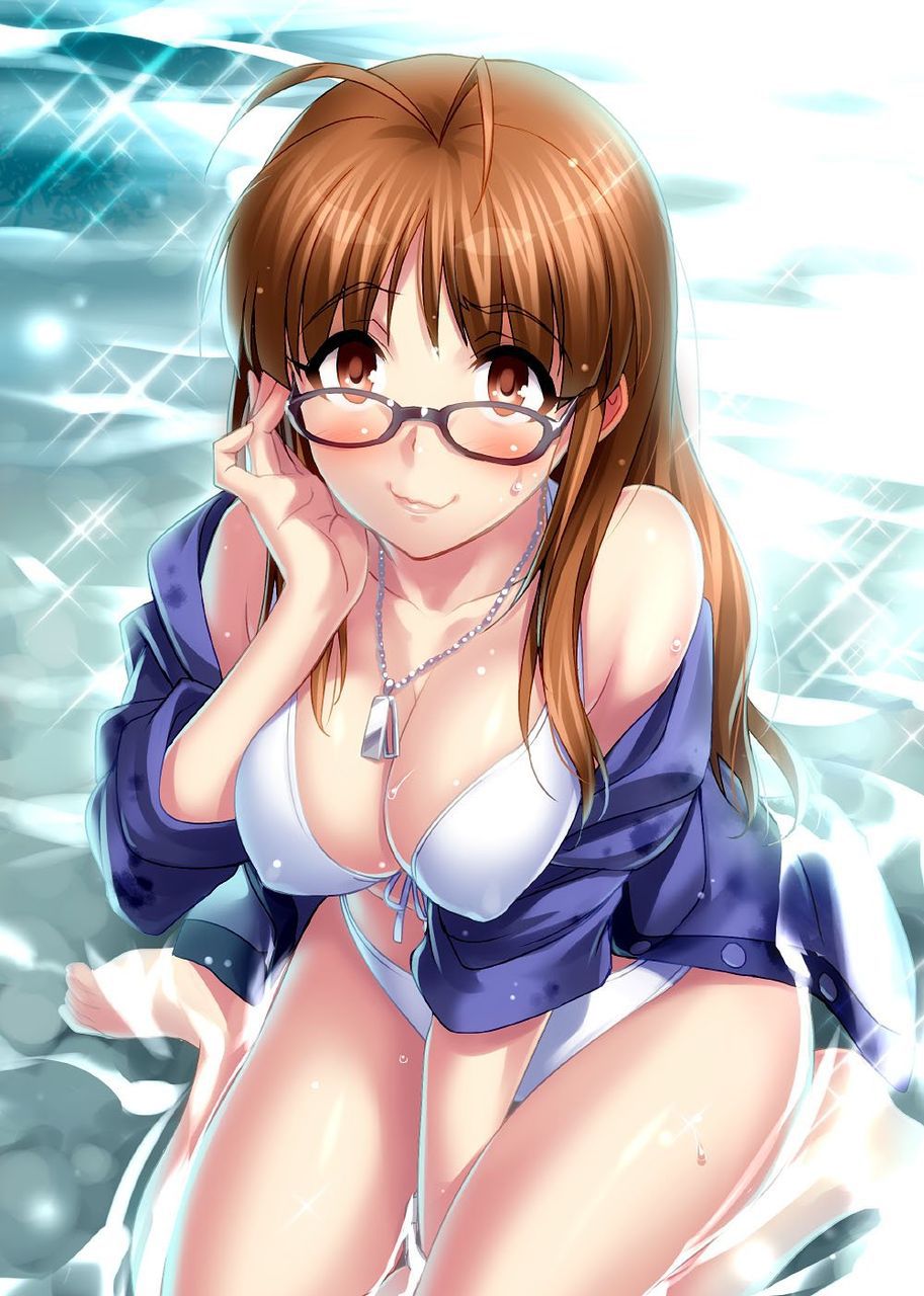 The two-dimensional erotic image of the glasses girl who is tokime just by looking is here! 27