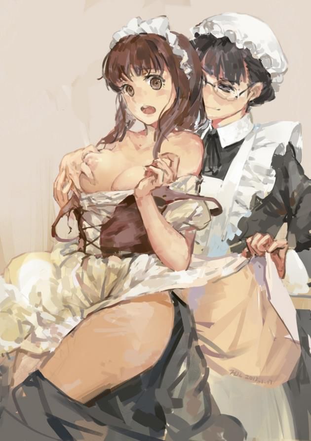 Please take the erotic image of the maid too! 10