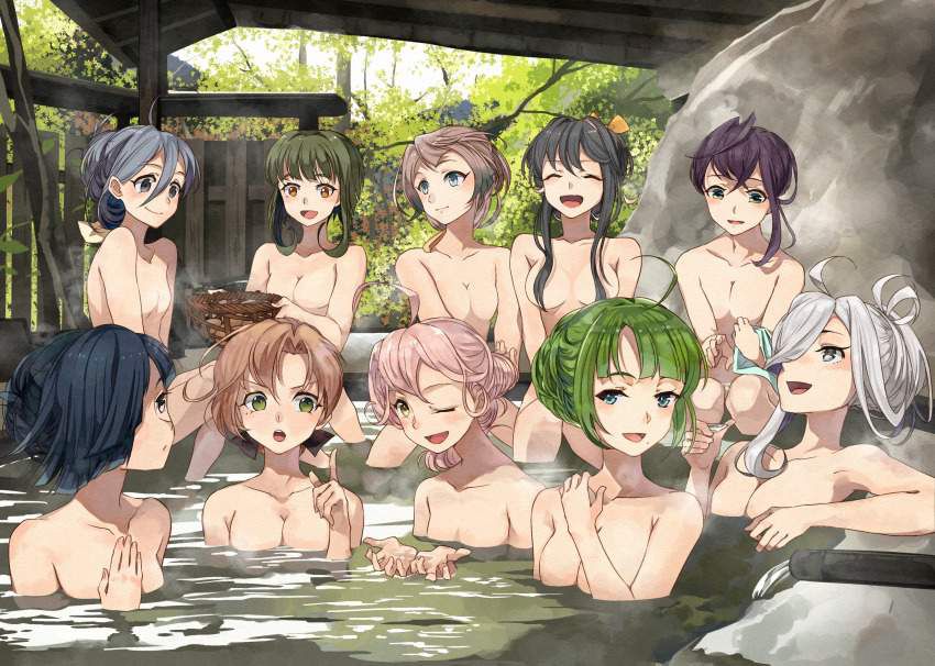 [Together with everyone] ship this character secondary erotic image to heal daily fatigue in hot spring 22