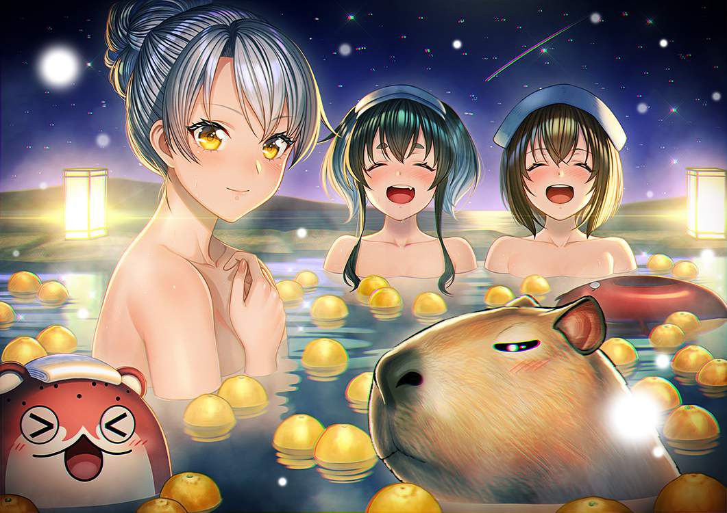 [Together with everyone] ship this character secondary erotic image to heal daily fatigue in hot spring 41