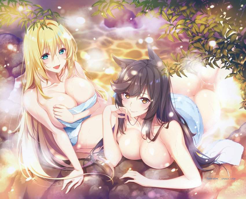 [Together with everyone] ship this character secondary erotic image to heal daily fatigue in hot spring 44