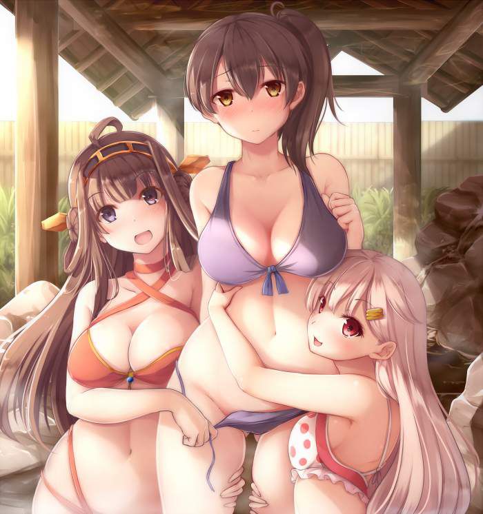 [Together with everyone] ship this character secondary erotic image to heal daily fatigue in hot spring 48