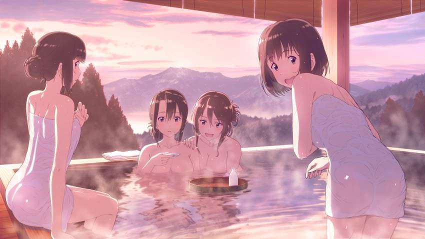 [Together with everyone] ship this character secondary erotic image to heal daily fatigue in hot spring 57