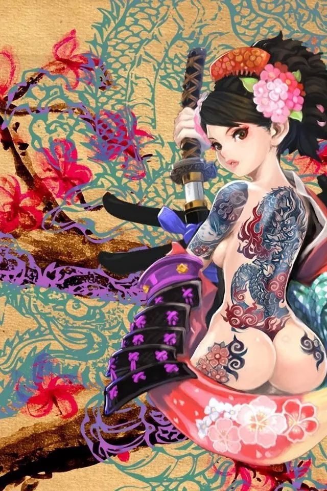 【Secondary】Erotic images of "tattoos, tattoo girls" that are still a proof of anti-company power from a sense of fashion in Japan 29