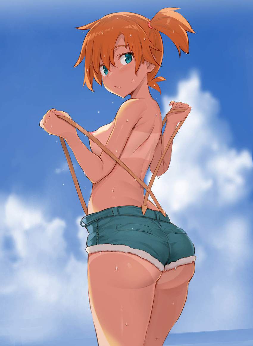 Erotic image of mutchimuchi "denim hot pants" that seems to put out hami about half ass 1