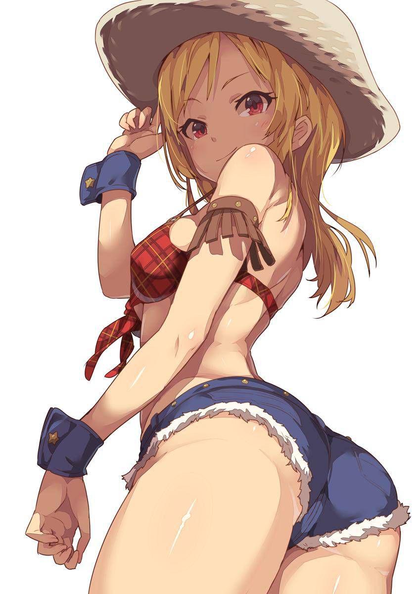 Erotic image of mutchimuchi "denim hot pants" that seems to put out hami about half ass 8