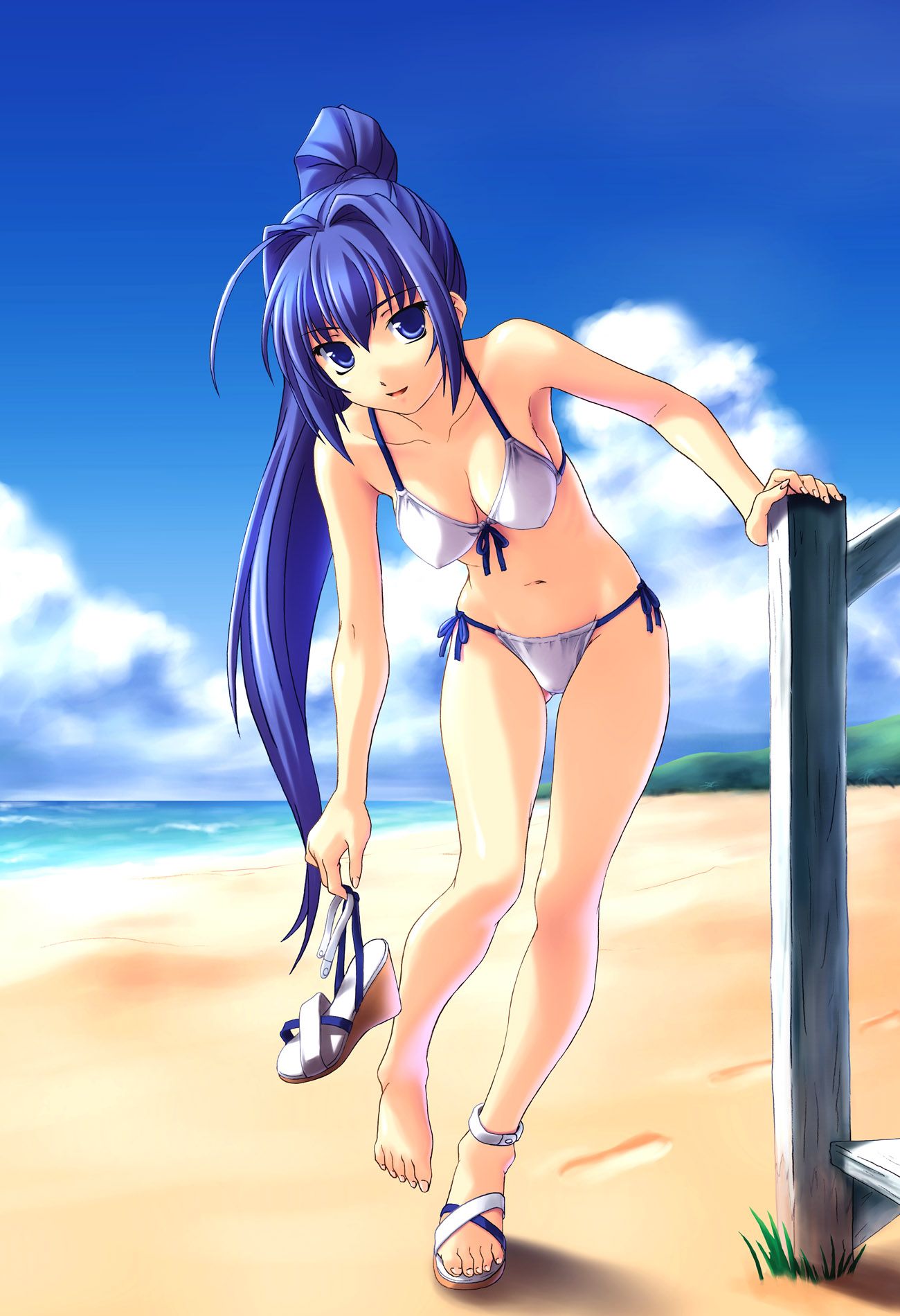 Two-dimensional erotic image that will not swim if there is such a cute swimsuit girl 14