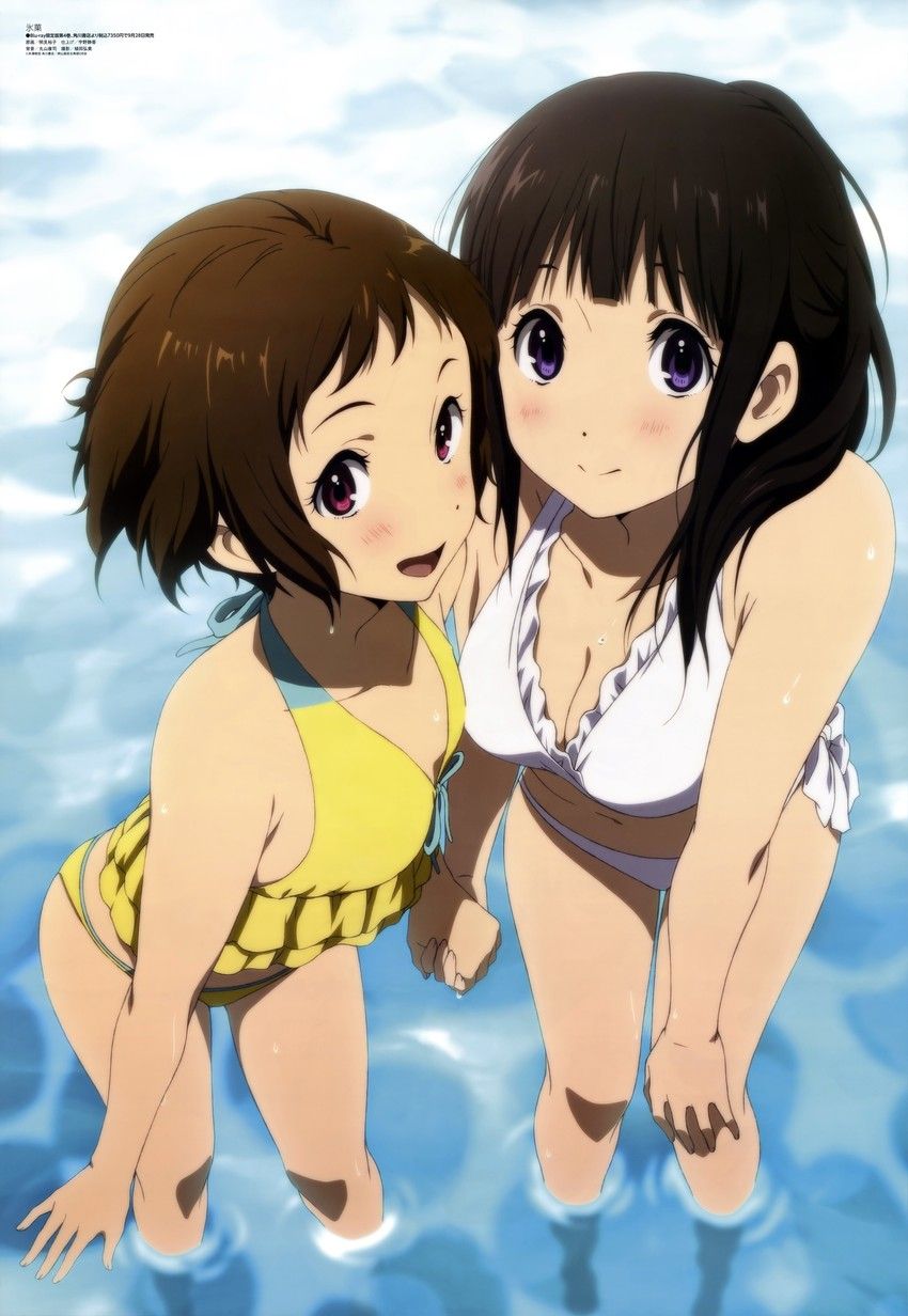 Two-dimensional erotic image that will not swim if there is such a cute swimsuit girl 15