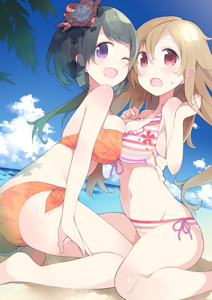 Two-dimensional erotic image that will not swim if there is such a cute swimsuit girl 20