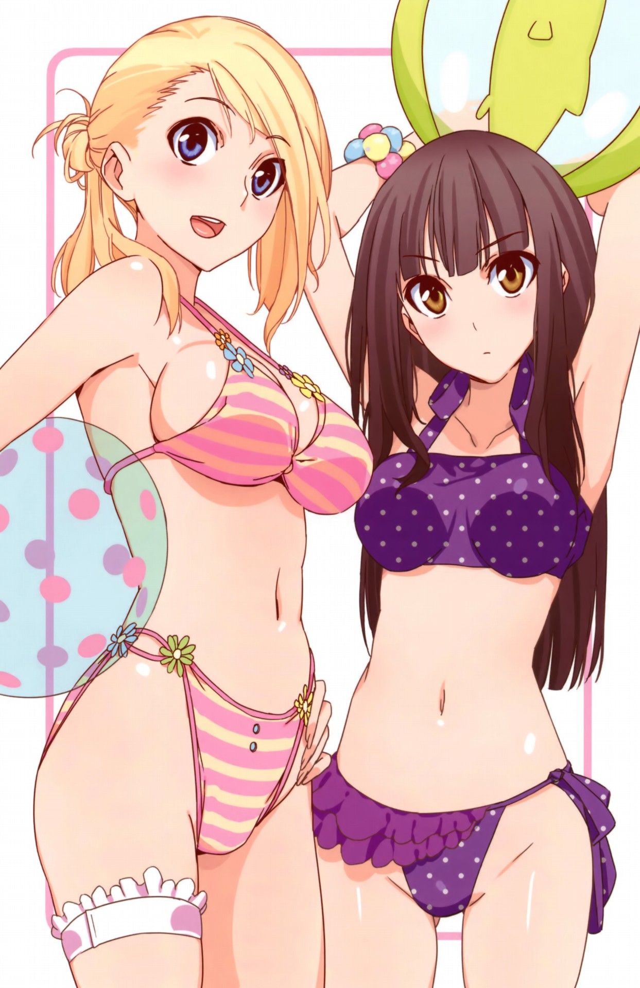 Two-dimensional erotic image that will not swim if there is such a cute swimsuit girl 22