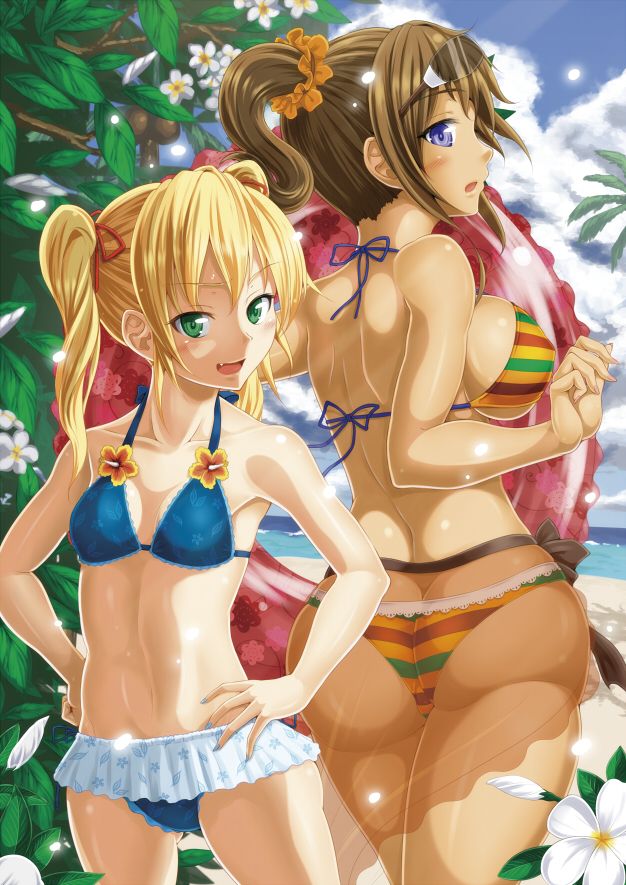 Two-dimensional erotic image that will not swim if there is such a cute swimsuit girl 27