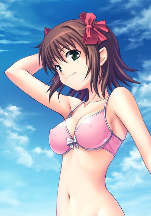 Two-dimensional erotic image that will not swim if there is such a cute swimsuit girl 36