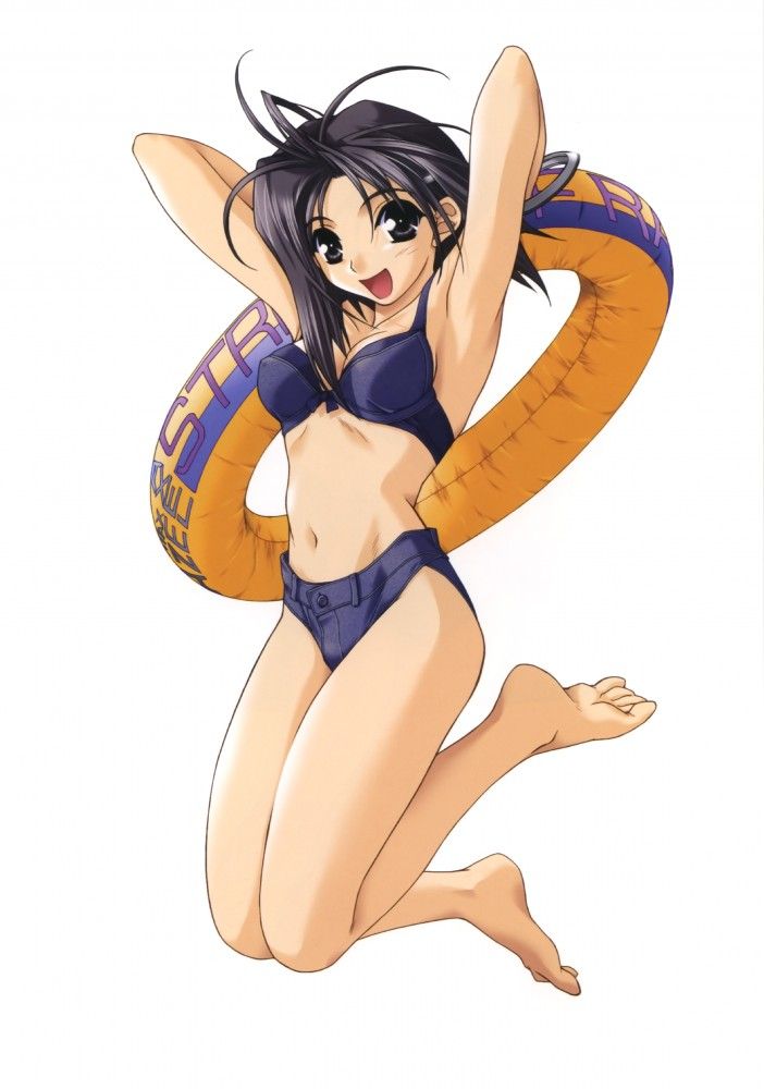 Two-dimensional erotic image that will not swim if there is such a cute swimsuit girl 4