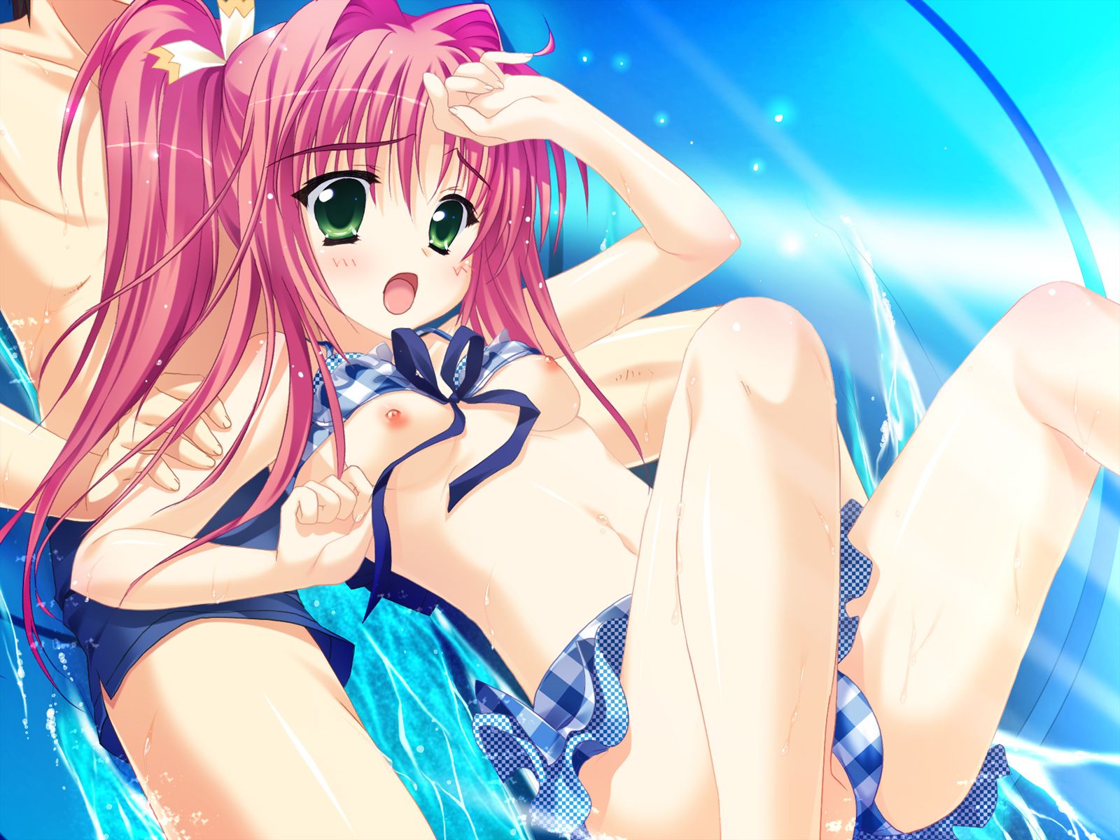 Two-dimensional erotic image that will not swim if there is such a cute swimsuit girl 5