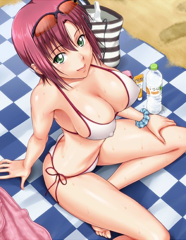 Two-dimensional erotic image that will not swim if there is such a cute swimsuit girl 8