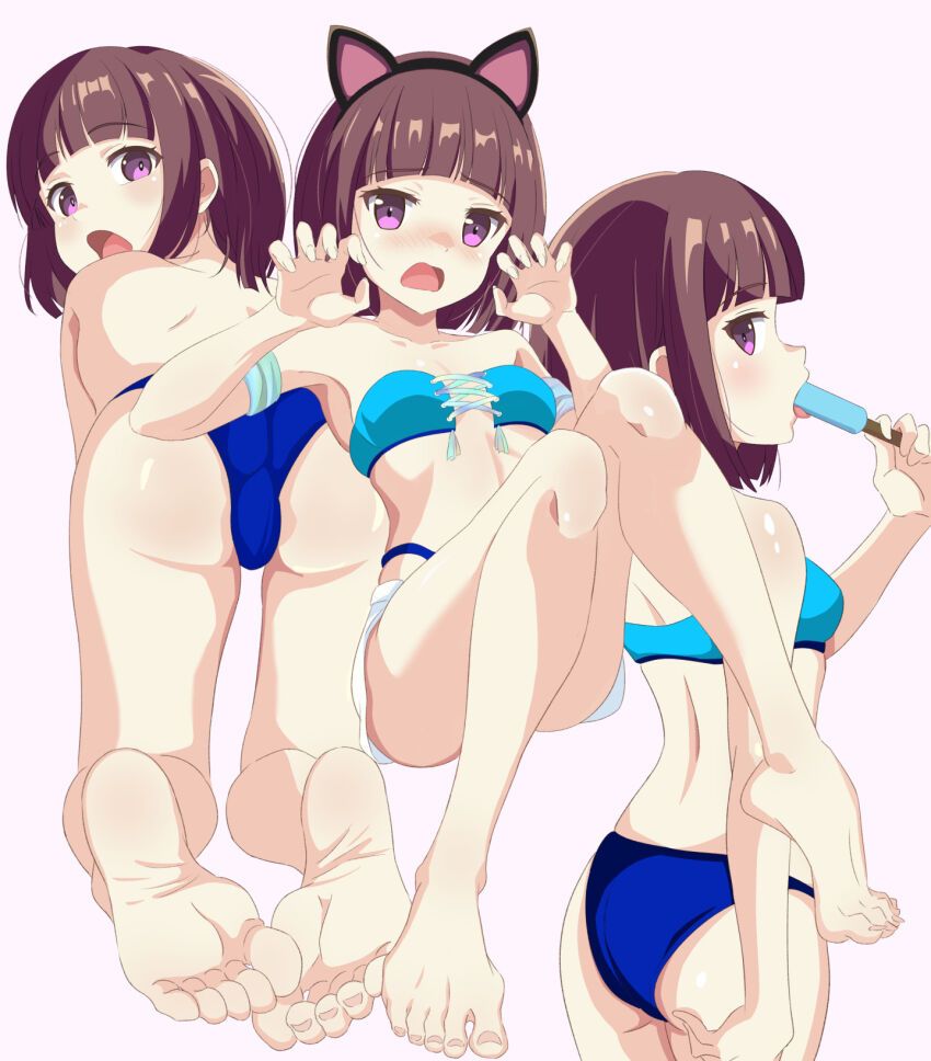 [Super selection 122 pieces] secondary image of a cute and beautiful loli beautiful girl with bare feet and soles 46