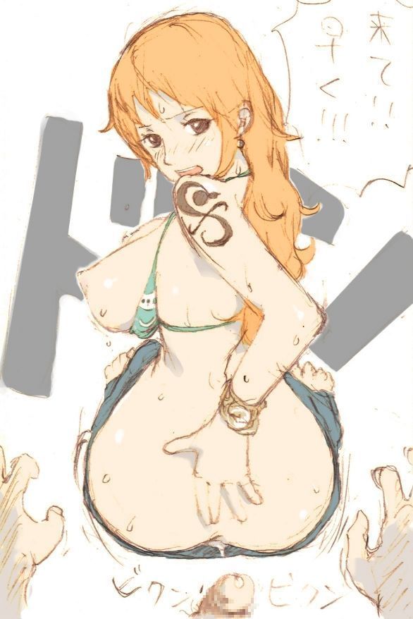 [One Piece] Immediately pull out with Nami's erotic image that you want to suck tightly! 7