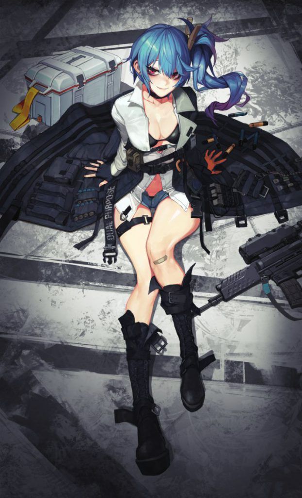 Two-dimensional erotic image of dolls frontline. 9