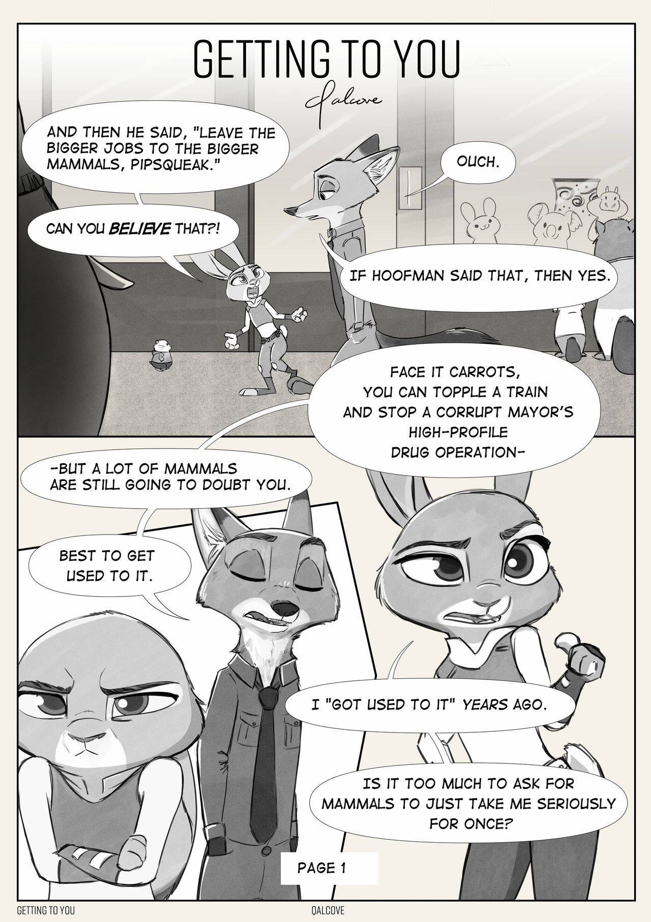 [Qalcove] Getting To You (Zootopia) Ongoing 1