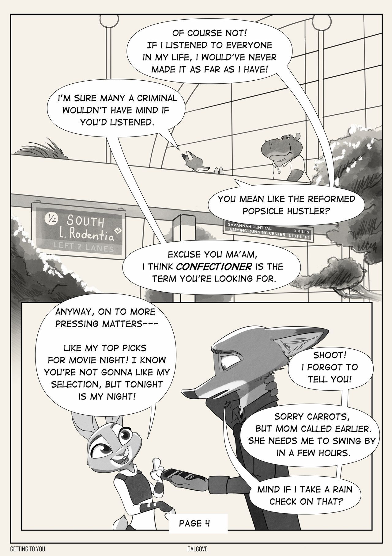 [Qalcove] Getting To You (Zootopia) Ongoing 4