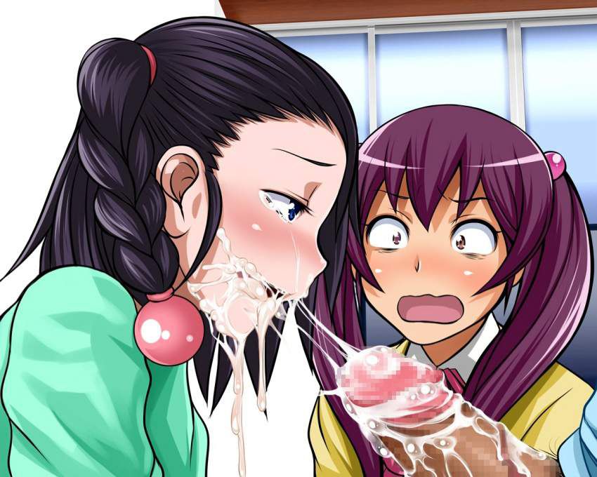 【All year long】Secondary erotic image of girls spitting white liquid out of their mouths 31