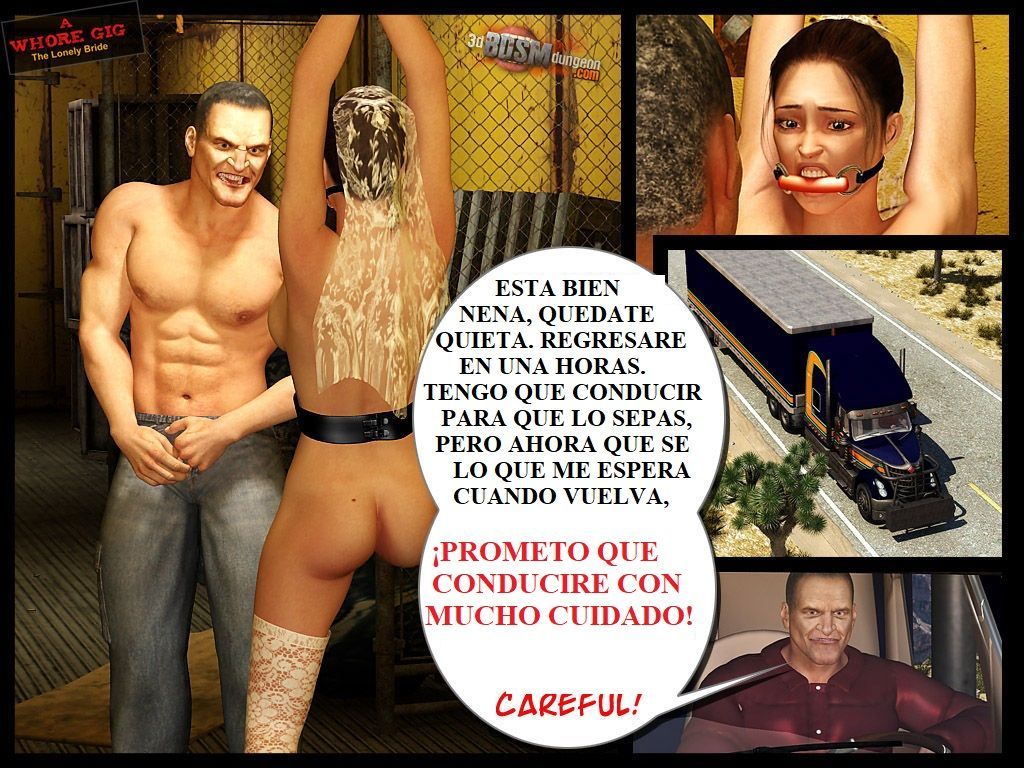 3 BDSM DUNGEON - A Whore Gig 1 - The Lonely Bride (español) 50