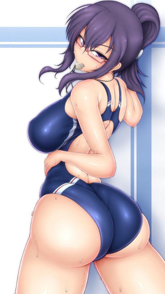 Cute two-dimensional image of swimming swimsuit. 16