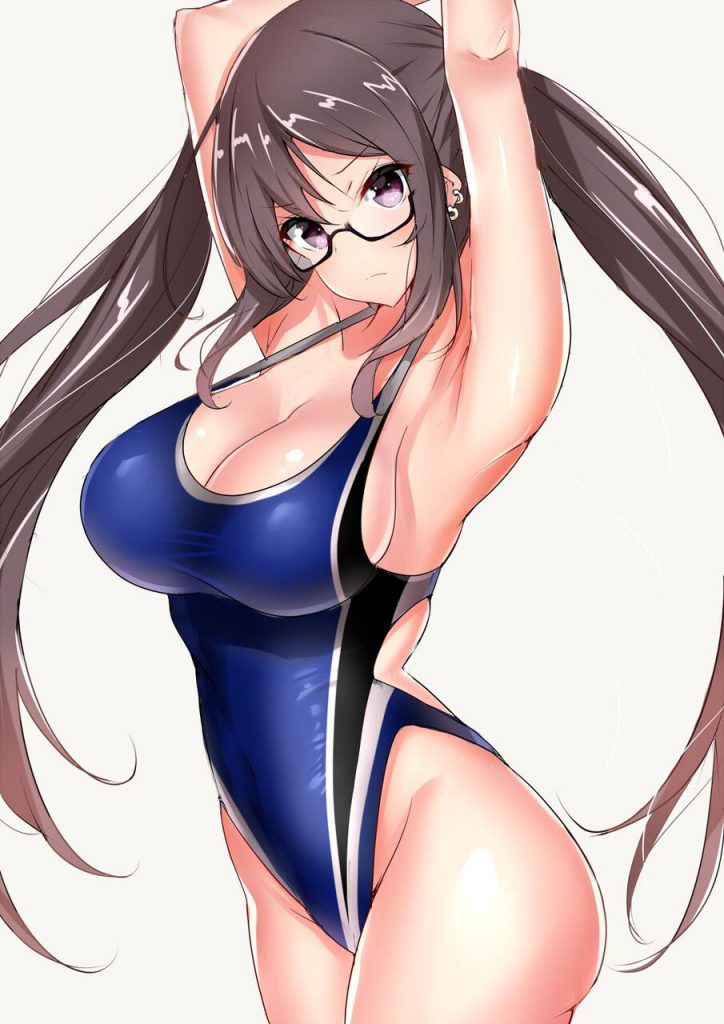 Cute two-dimensional image of swimming swimsuit. 19