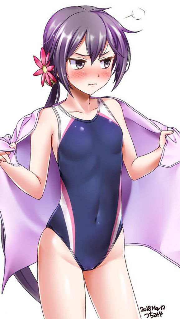 Cute two-dimensional image of swimming swimsuit. 8