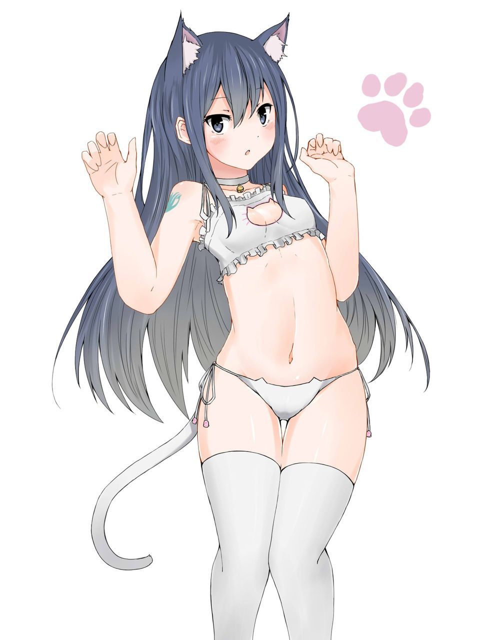 [Secondary] erotic image of the game underwear "cat lingerie" for a close girl who is more cute than Erokawa underwear 10