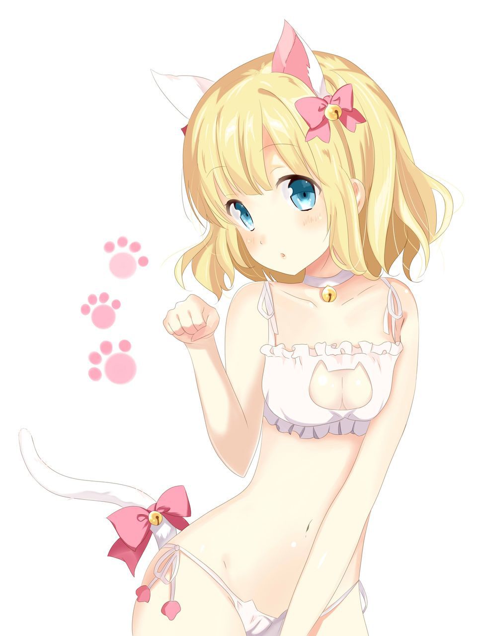 [Secondary] erotic image of the game underwear "cat lingerie" for a close girl who is more cute than Erokawa underwear 14